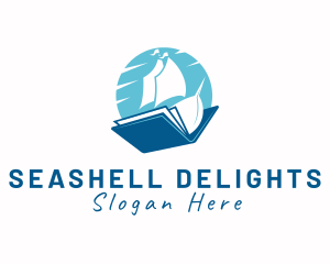 Ocean Sail Book logo design