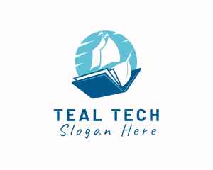 Ocean Sail Book logo design