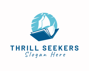 Ocean Sail Book logo design