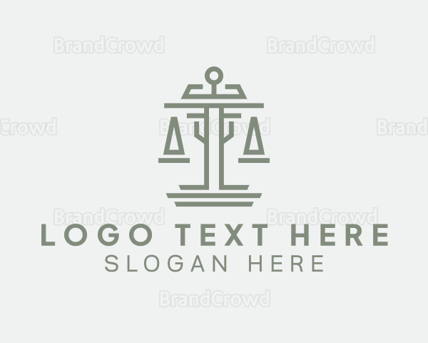 Judicial Paralegal Scale Logo