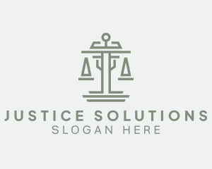 Judicial Paralegal Scale  logo design