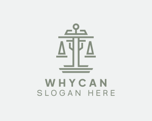 Justice - Judicial Paralegal Scale logo design