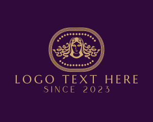 History - Intricate Medusa Insignia logo design