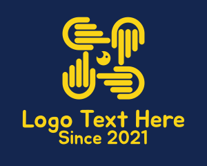 Image - Yellow Hand Camera logo design