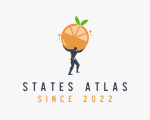 Juicy Fruit Atlas logo design