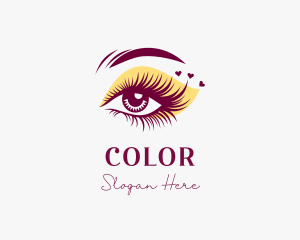 Salon - Eyelash Beauty Salon logo design