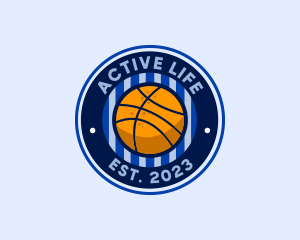 Basketball Sport Emblem logo design
