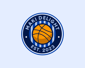 Basketball Sports  Club Emblem logo design