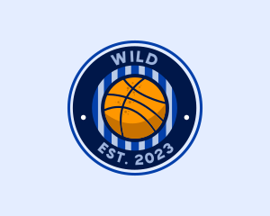 Basketball Sport Emblem logo design