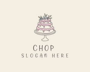 Icing - Floral Cake Bakery logo design