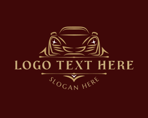 Detailing - Premium Car Driving logo design