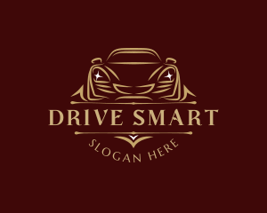 Premium Car Driving logo design