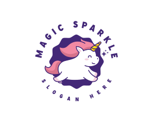 Unicorn Plush Toy logo design