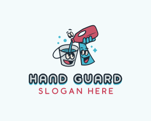 Glove - Cleaning Sanitation Detergent logo design