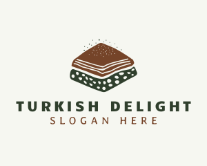 Baklava Dessert Baker logo design