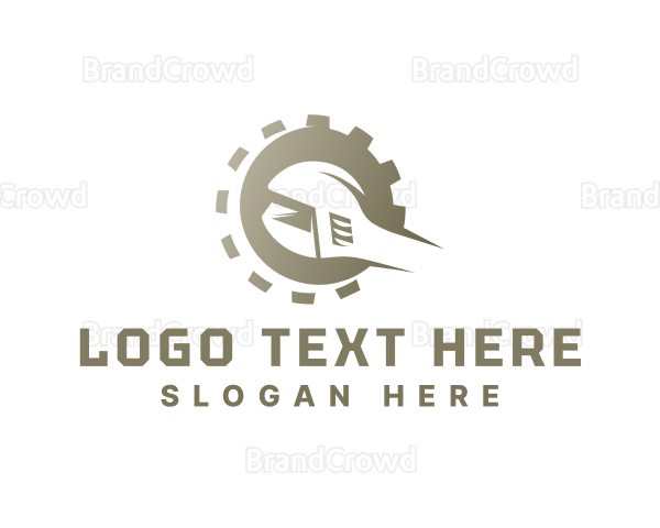 Cogwheel Engine Wrench Logo