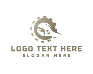 Carbon-cleaning - Cogwheel Engine Wrench logo design