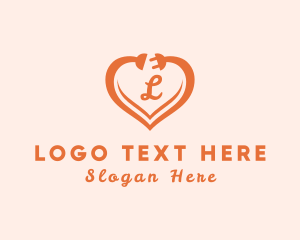 Electrical - Heart Electric Plug logo design