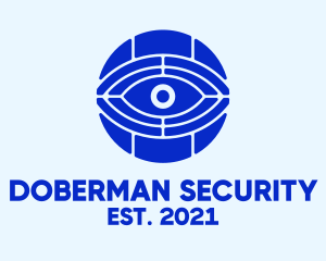 Digital Security Eye  logo design