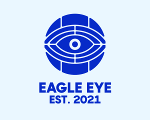 Digital Security Eye  logo design