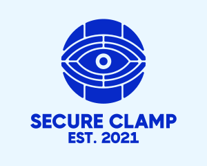 Digital Security Eye  logo design