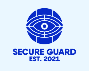 Digital Security Eye  logo design