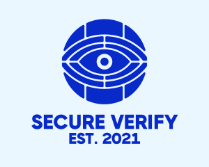 Digital Security Eye  logo design