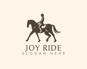 Horse Riding Show logo design