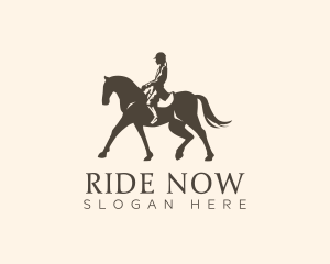 Horse Riding Show logo design