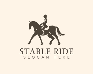 Horse Riding Show logo design