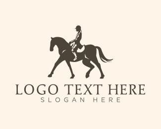 Horse Riding Show logo design