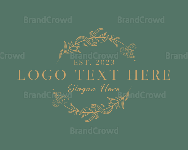 Elegant Deluxe Floral Logo