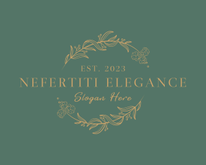 Elegant Deluxe Floral logo design