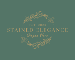 Elegant Deluxe Floral logo design