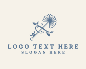 Floral Garden Key Logo