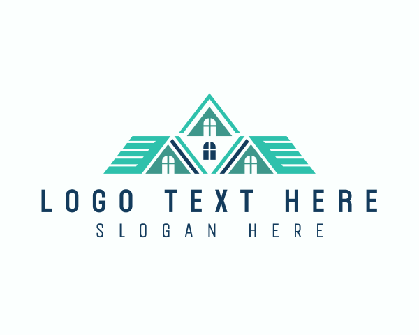 Carpentry - Roof Construction Builder logo design