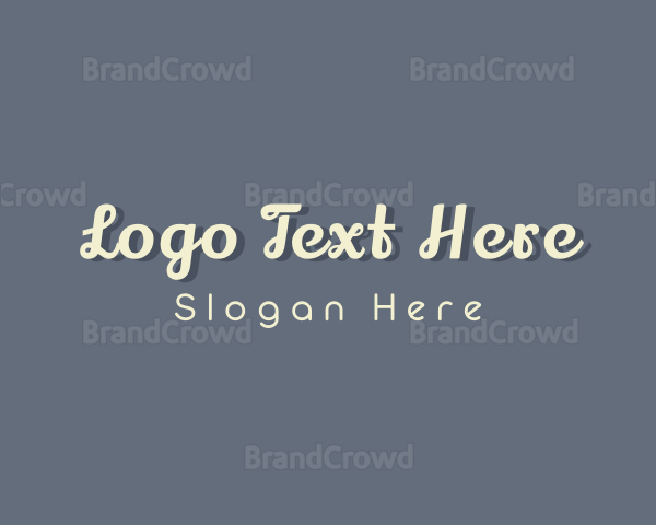 Elegant Script Business Logo