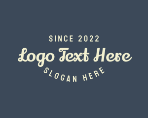 Script - Elegant Script Business logo design