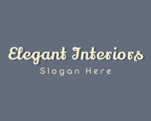 Elegant Script Business logo design