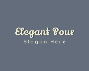 Elegant Script Business logo design