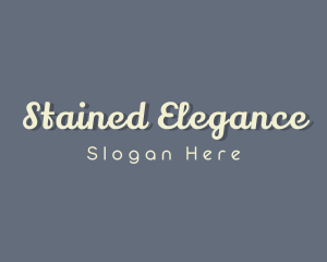 Elegant Script Business logo design