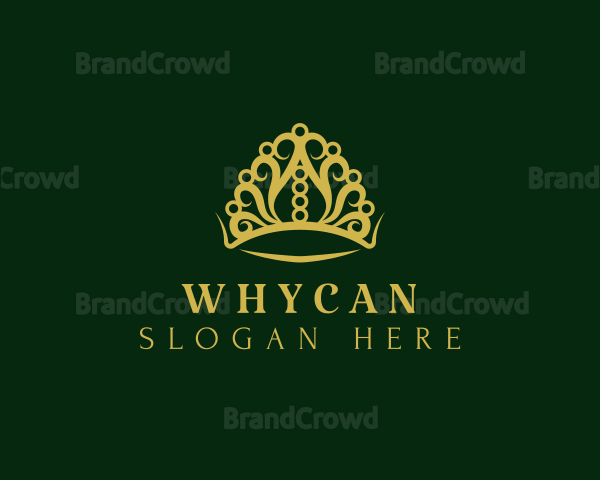 Queen Tiara Crown Logo