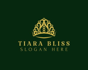 Queen Tiara Crown logo design