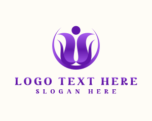 Relaxation - Human Wellness Relaxation logo design