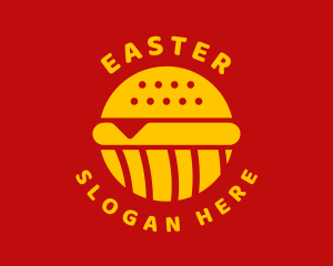 Sushi Burger Fast Food  Logo