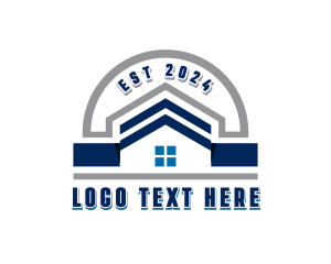 Renovation - Roof Construction Maintenance logo design