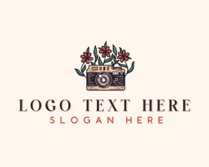 Videography - Flower Camera Photography logo design