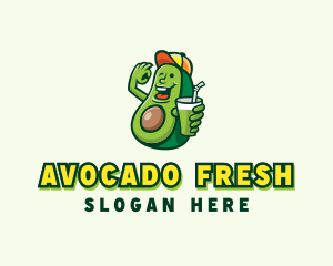 Avocado - Avocado Fruit Smoothie logo design