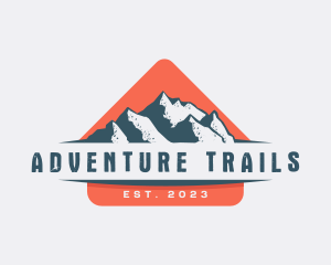 Mountain Himalayas Travel Adventure logo design