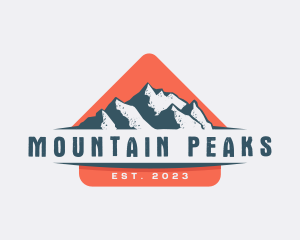 Himalayas - Mountain Himalayas Travel Adventure logo design